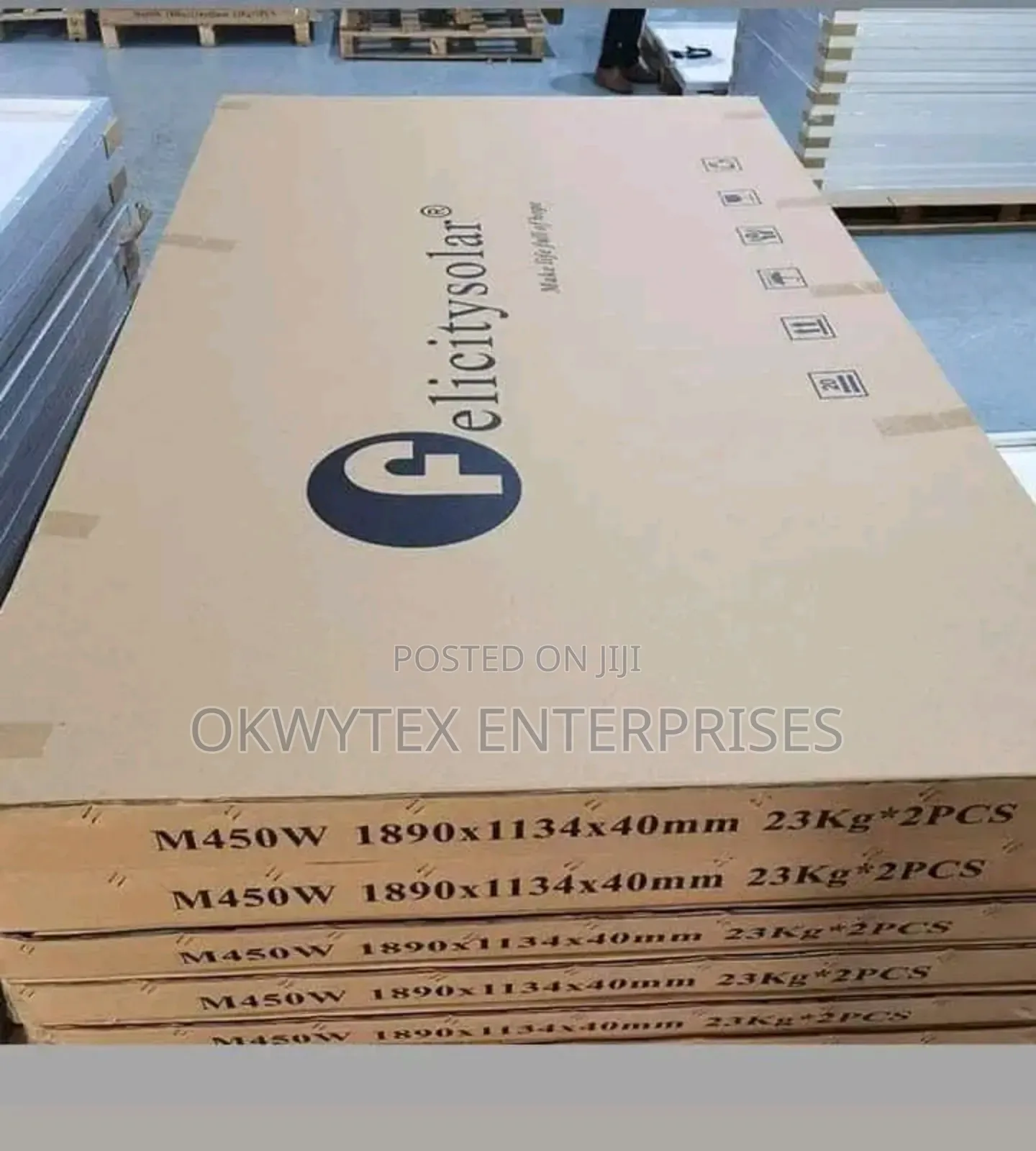 450watts Felicity Solar Panel 25year Life Span