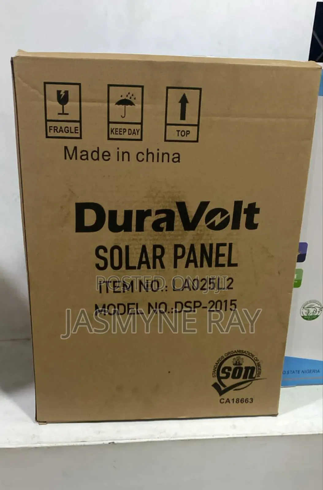 Tvvyford 17.2 Inch Solar/ Rechargeable Fan