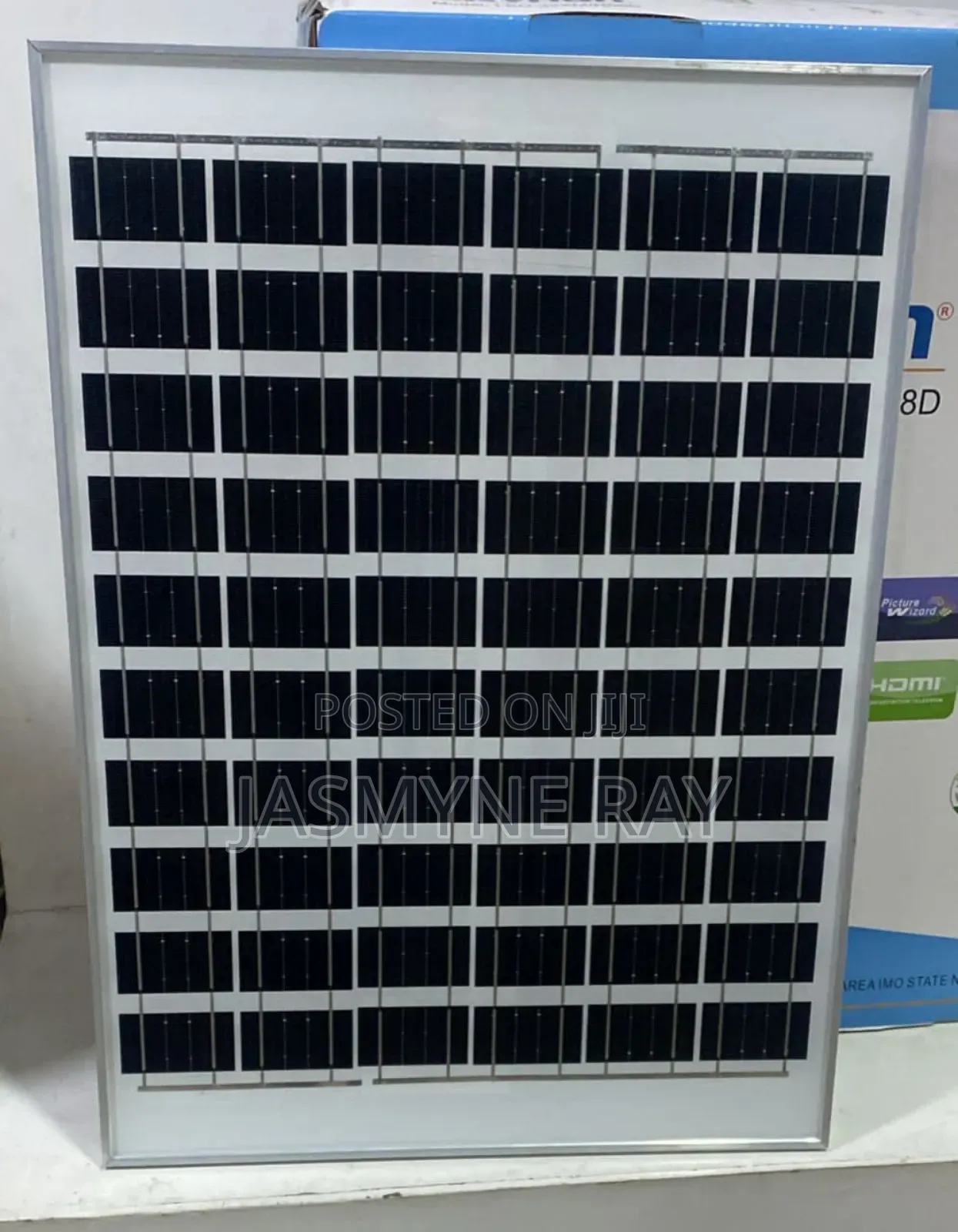 Tvvyford 17.2 Inch Solar/ Rechargeable Fan