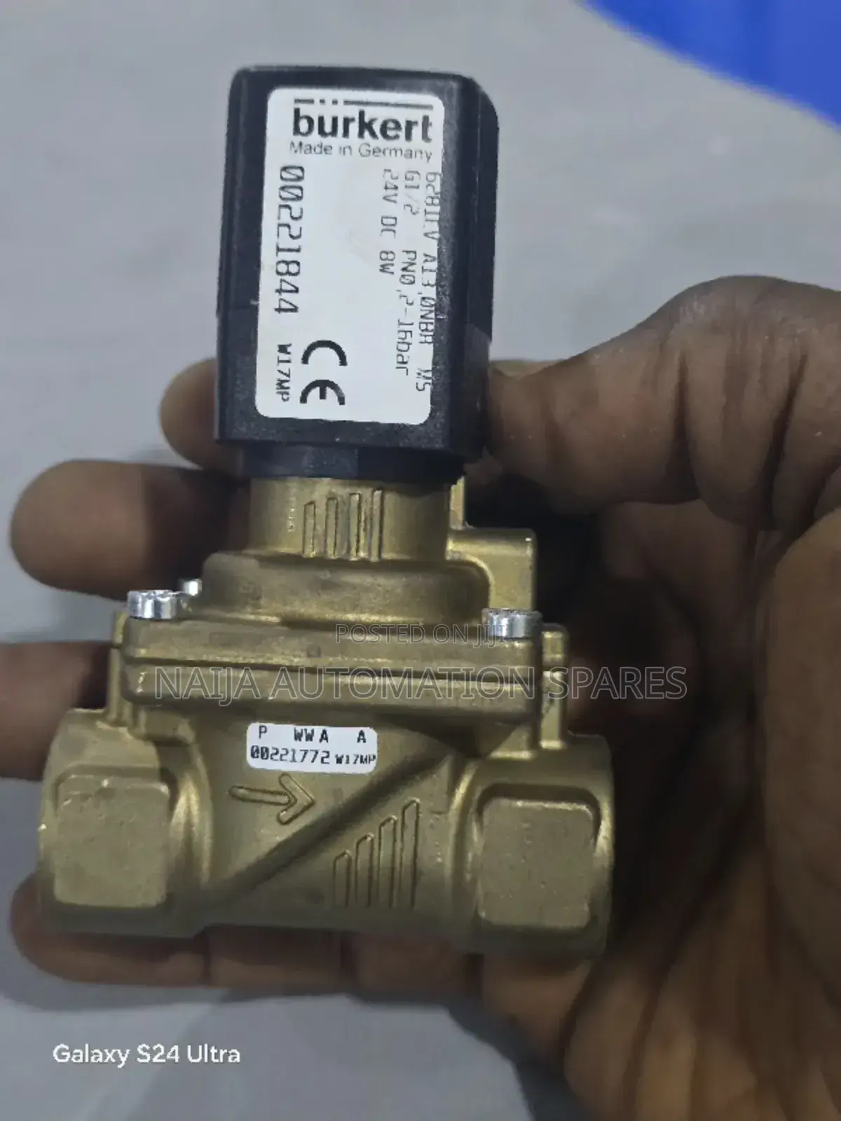 | Burkert 2/2 Way Solenoid Valve, 24vdc