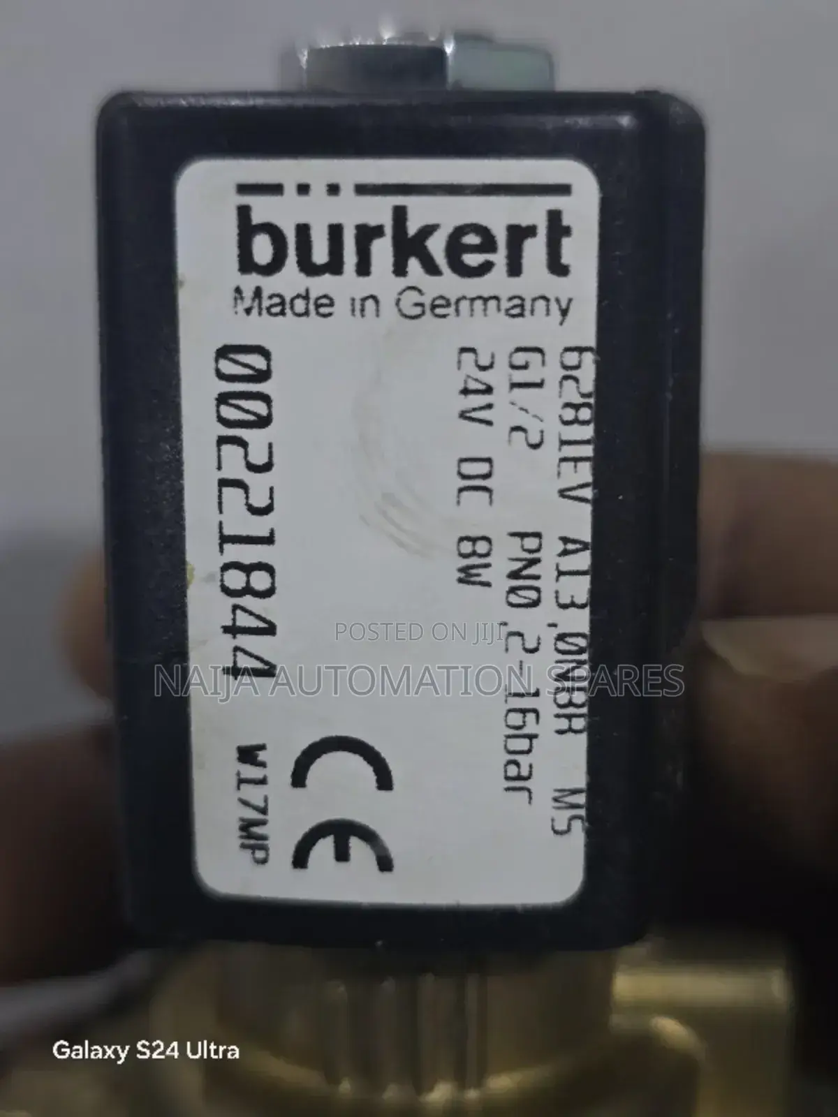 | Burkert 2/2 Way Solenoid Valve, 24vdc