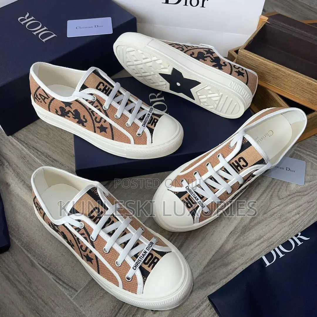 Original Christian Dior Walk N Dior Low-Top Platform Sneaker