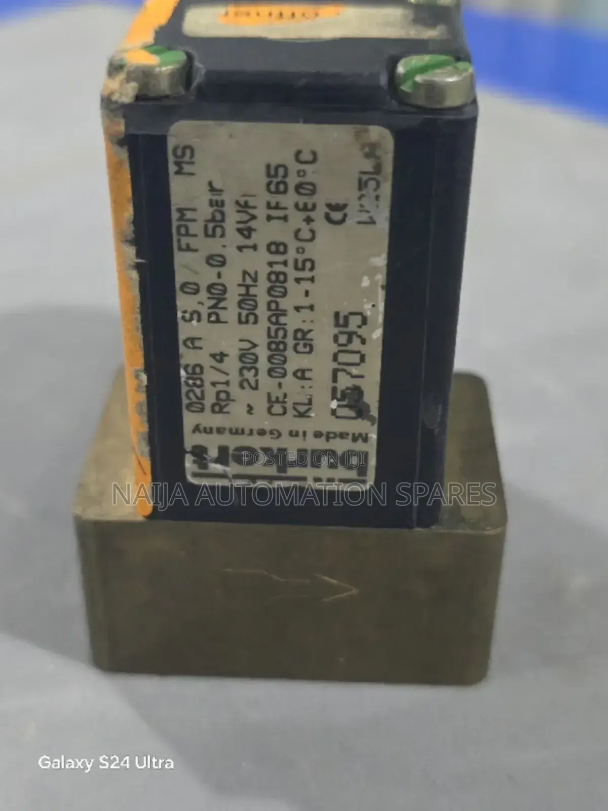 Burkert Electromagnetic Valve | 057095 | 220vac