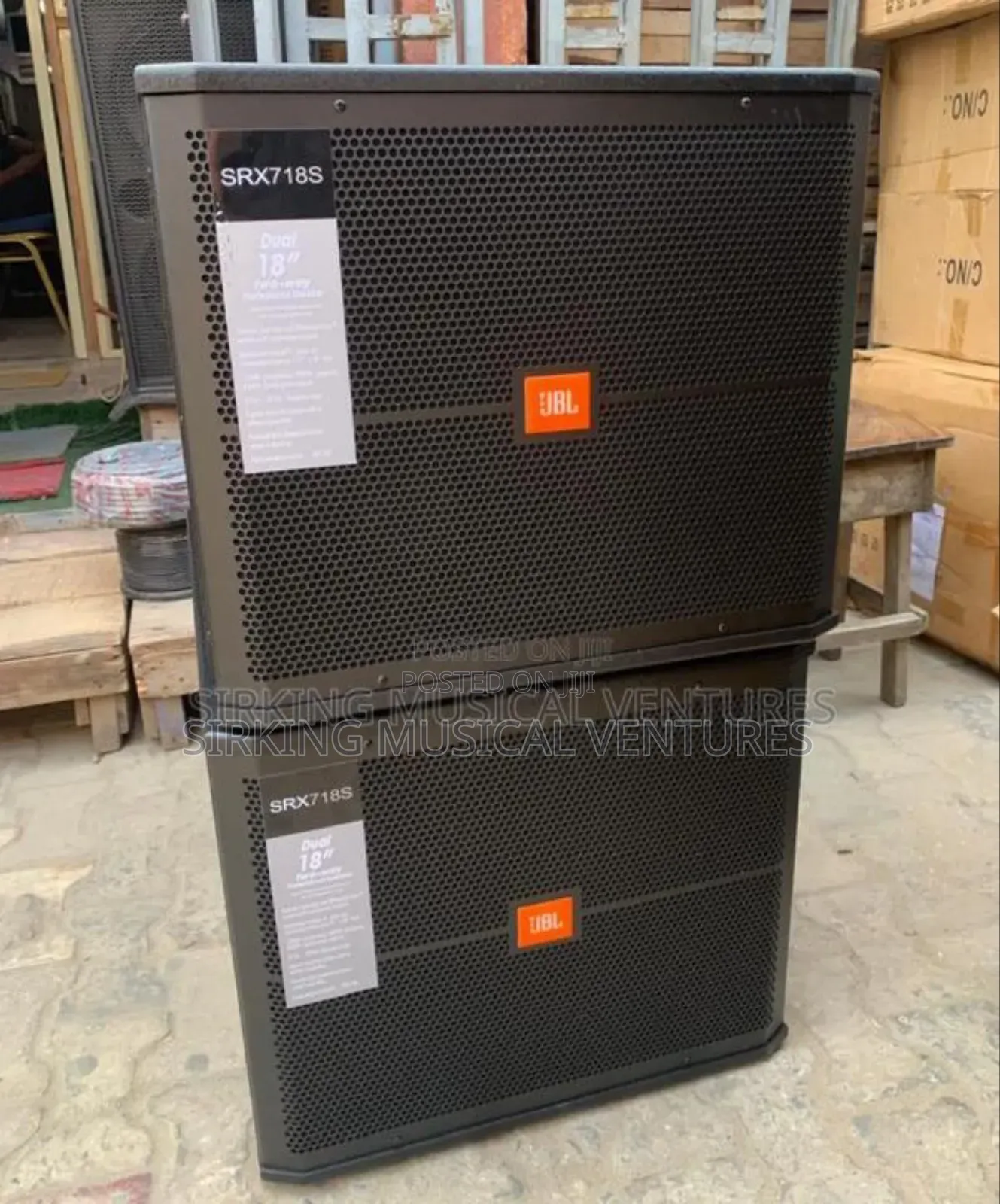 JBL Subwoofer Srx718s Pure Acoustic 18inches