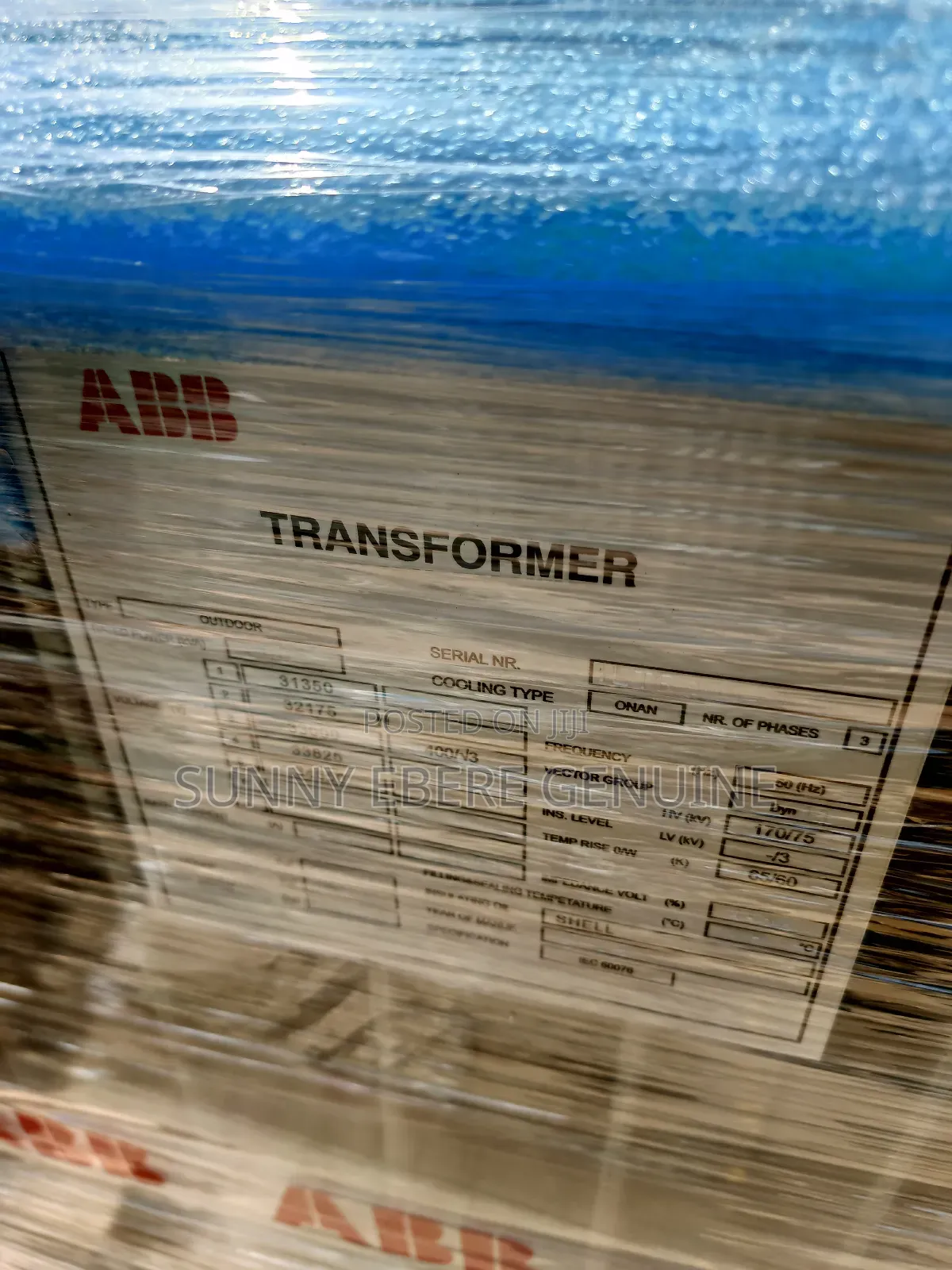 ABB 200kva 33kv Transformer (12months Warranty)