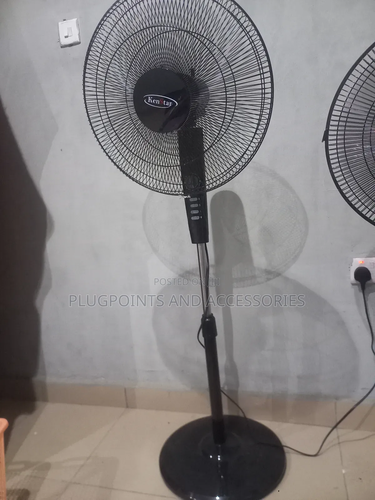 Kenstar 5 Blades Speed Stand Fan With Timer.