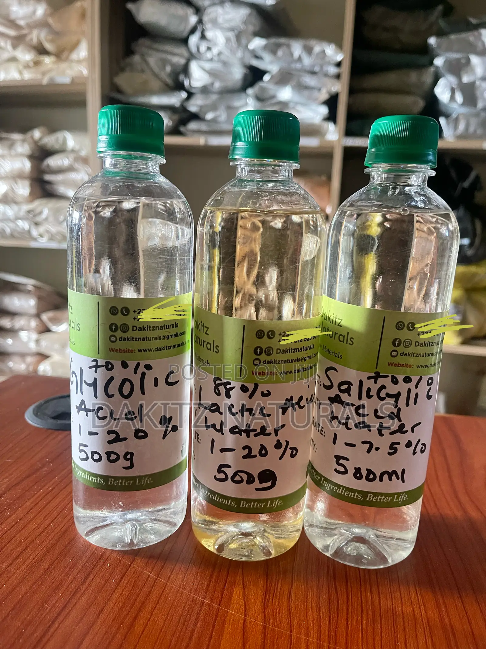 Glycolic Lactic Salicylic 500ml Each