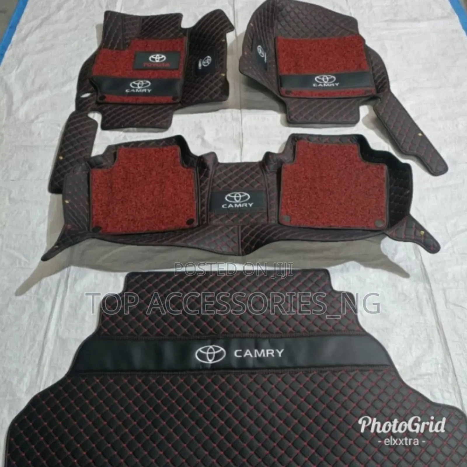 Double Layer Foot Mat for Toyota Camry and Boot Mat