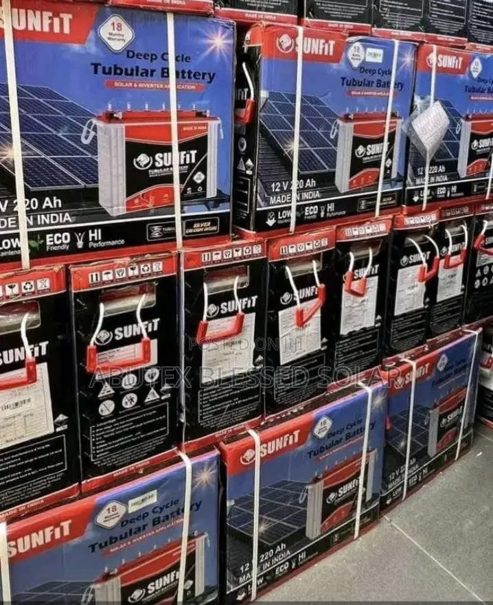 220ah Sunfit Cycle Deep Tubular Battery