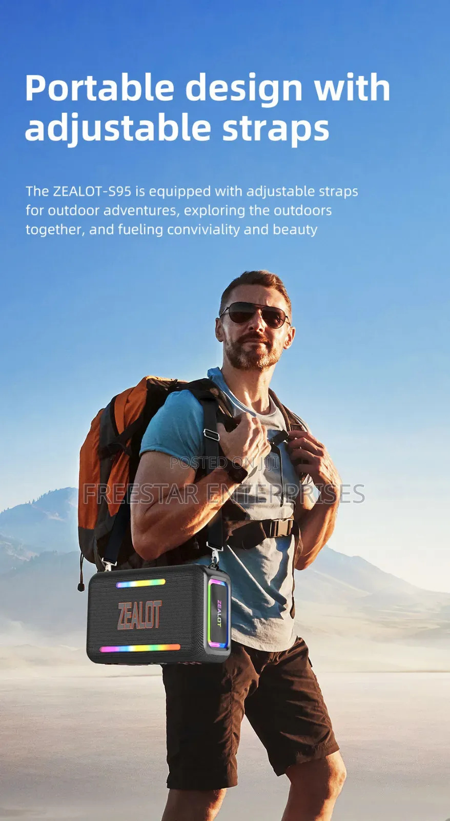 Zealot S95 Bluetooth Speaker. Zealot S95 Mp3 Player.