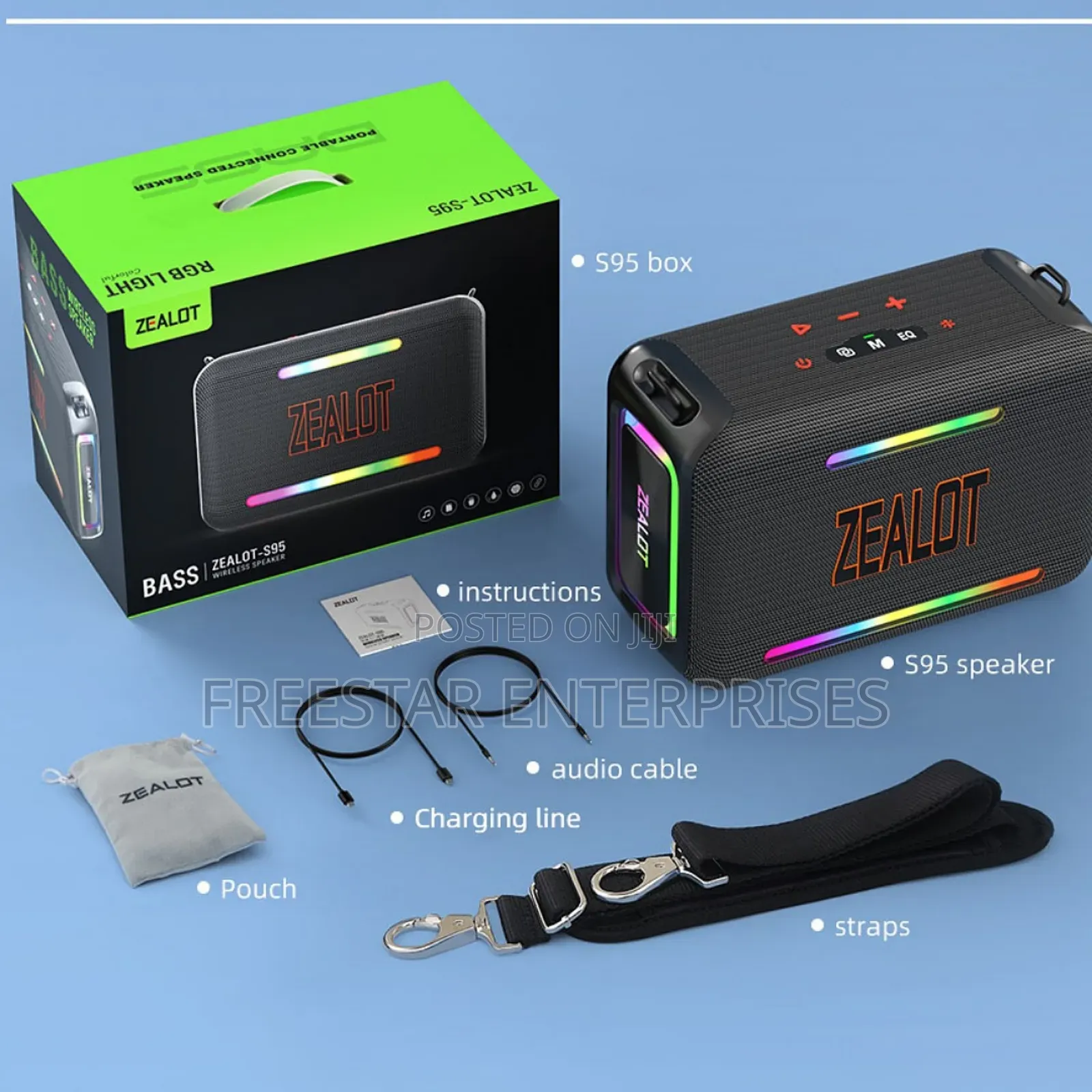 Zealot S95 Bluetooth Speaker. Zealot S95 Mp3 Player.