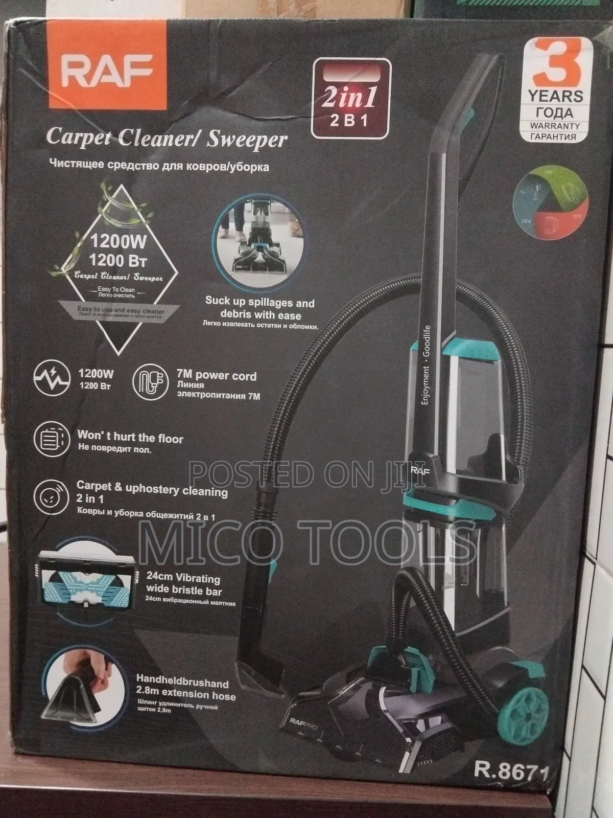 Raf Carpet Cleaner/Sweeper