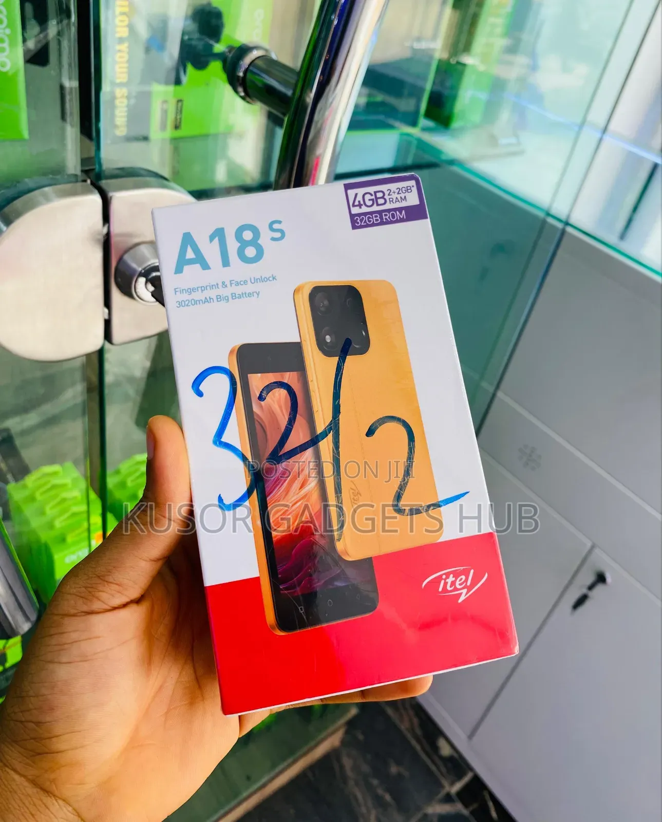 New Itel A18s 32 GB Black