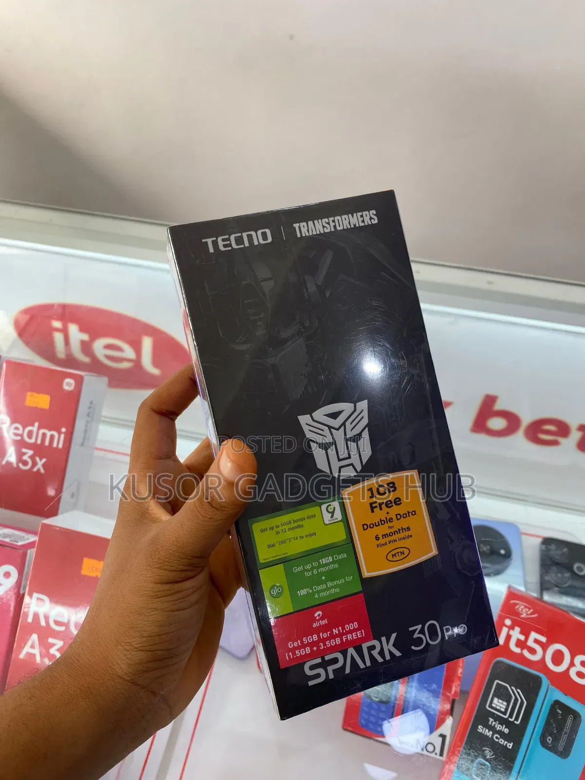 New Tecno Spark 30 256 GB Black