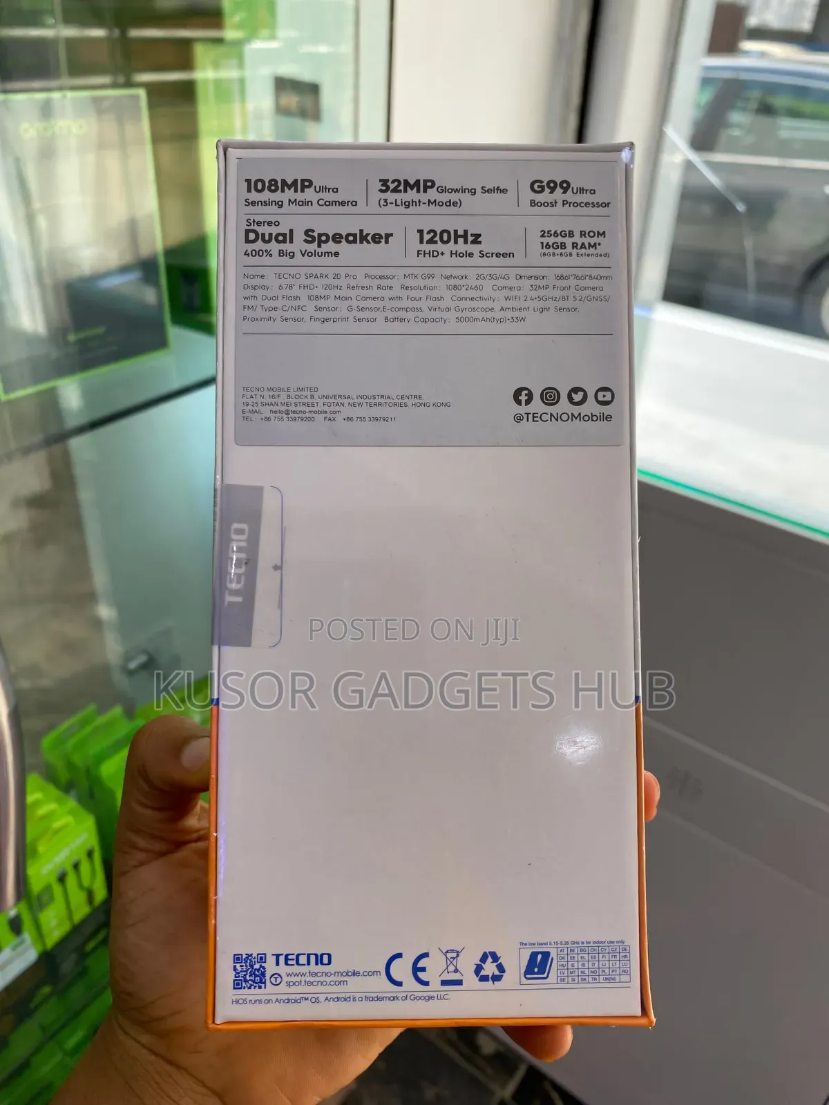 New Tecno Spark 20 Pro 256 GB Black