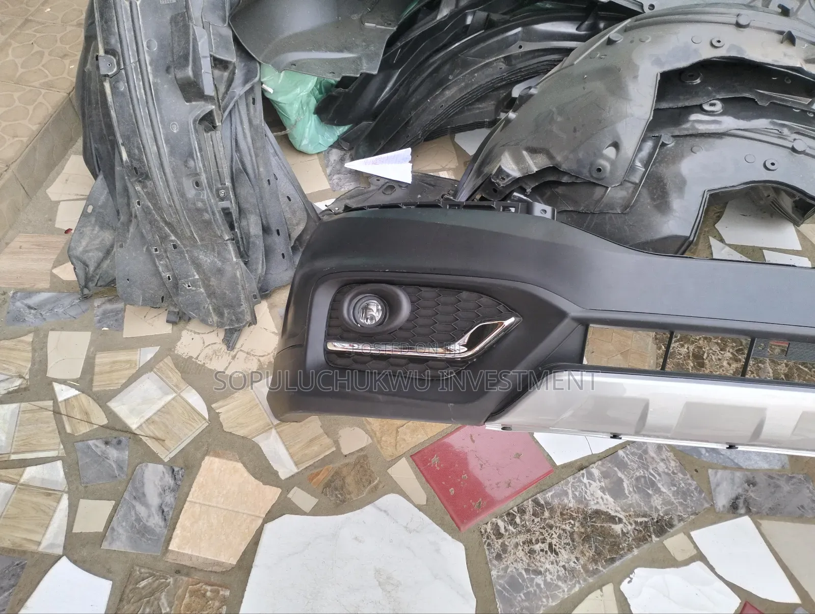 Complete Front Bumper Honda Crosstour 2014