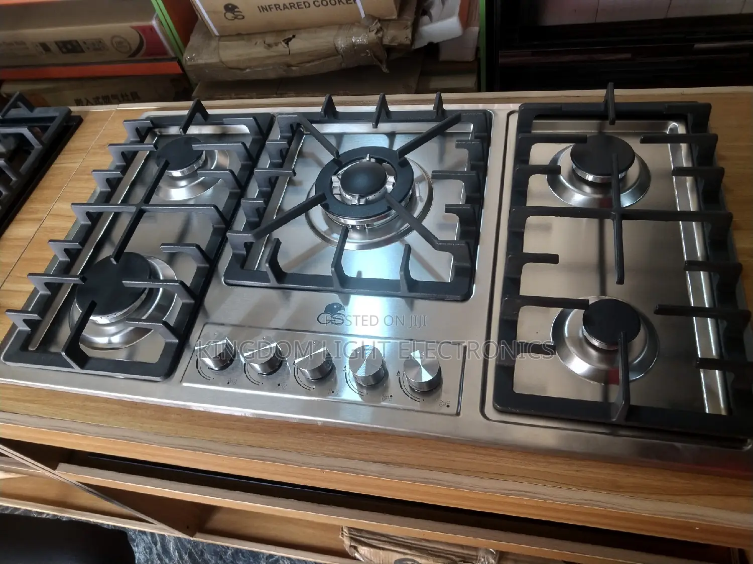 GS 60x90cm Stainless Inbuilt Gas Cooker 100% Copper