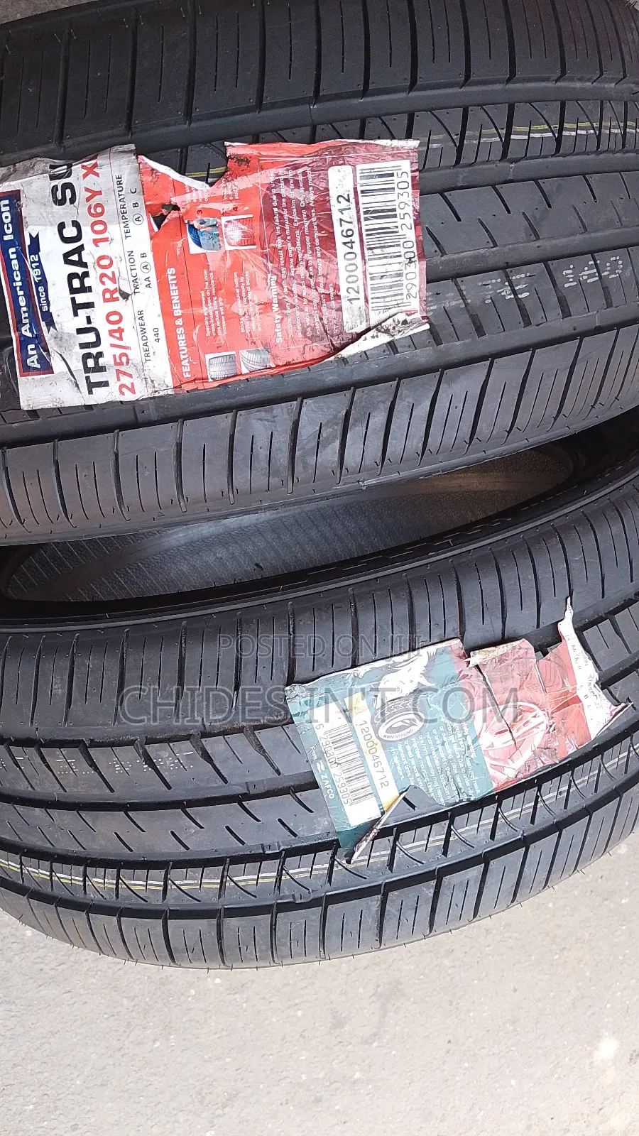275/40/20. Armstrong Tire Original