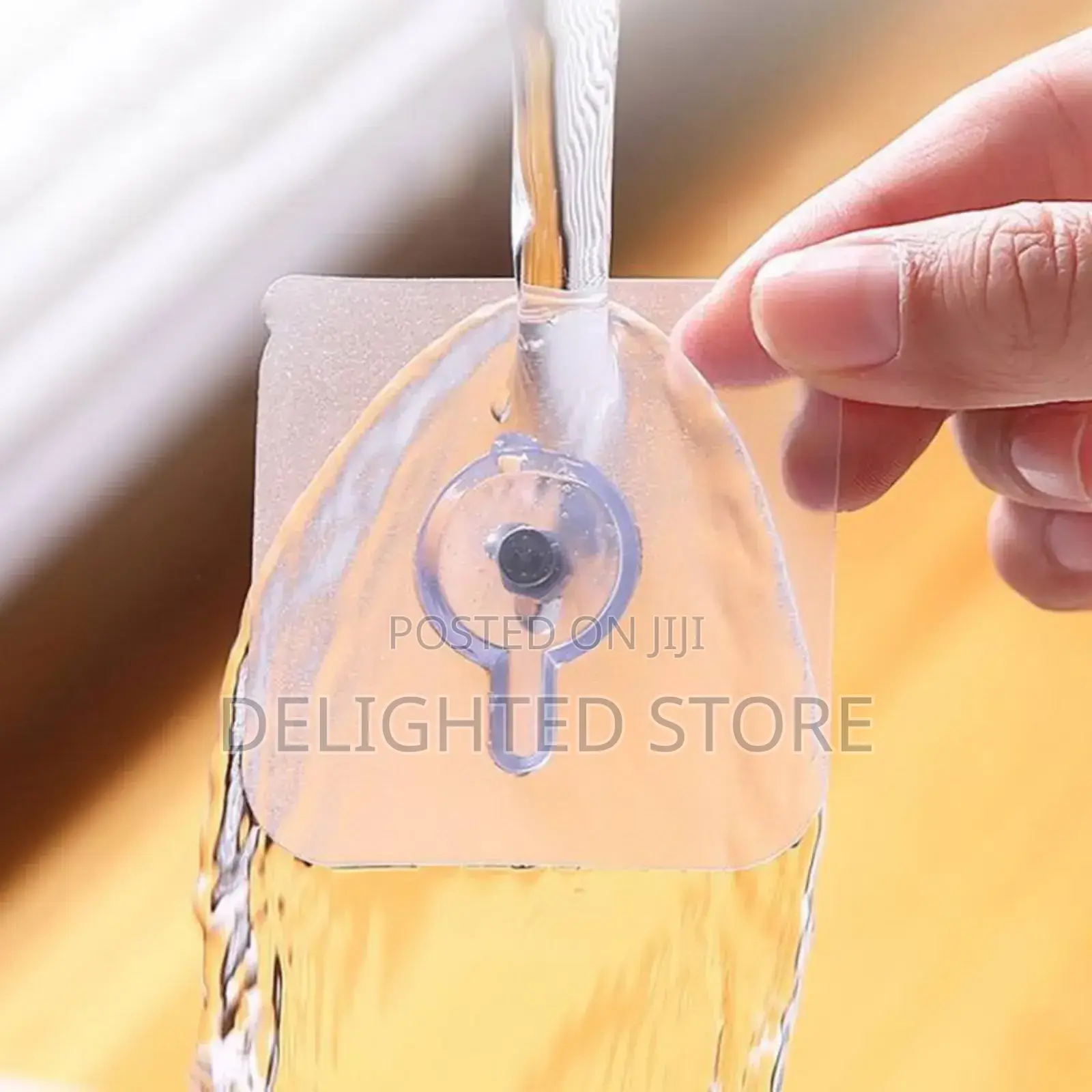 12pcs Transparent Traceless -Adhesive Nailless Wall Hook