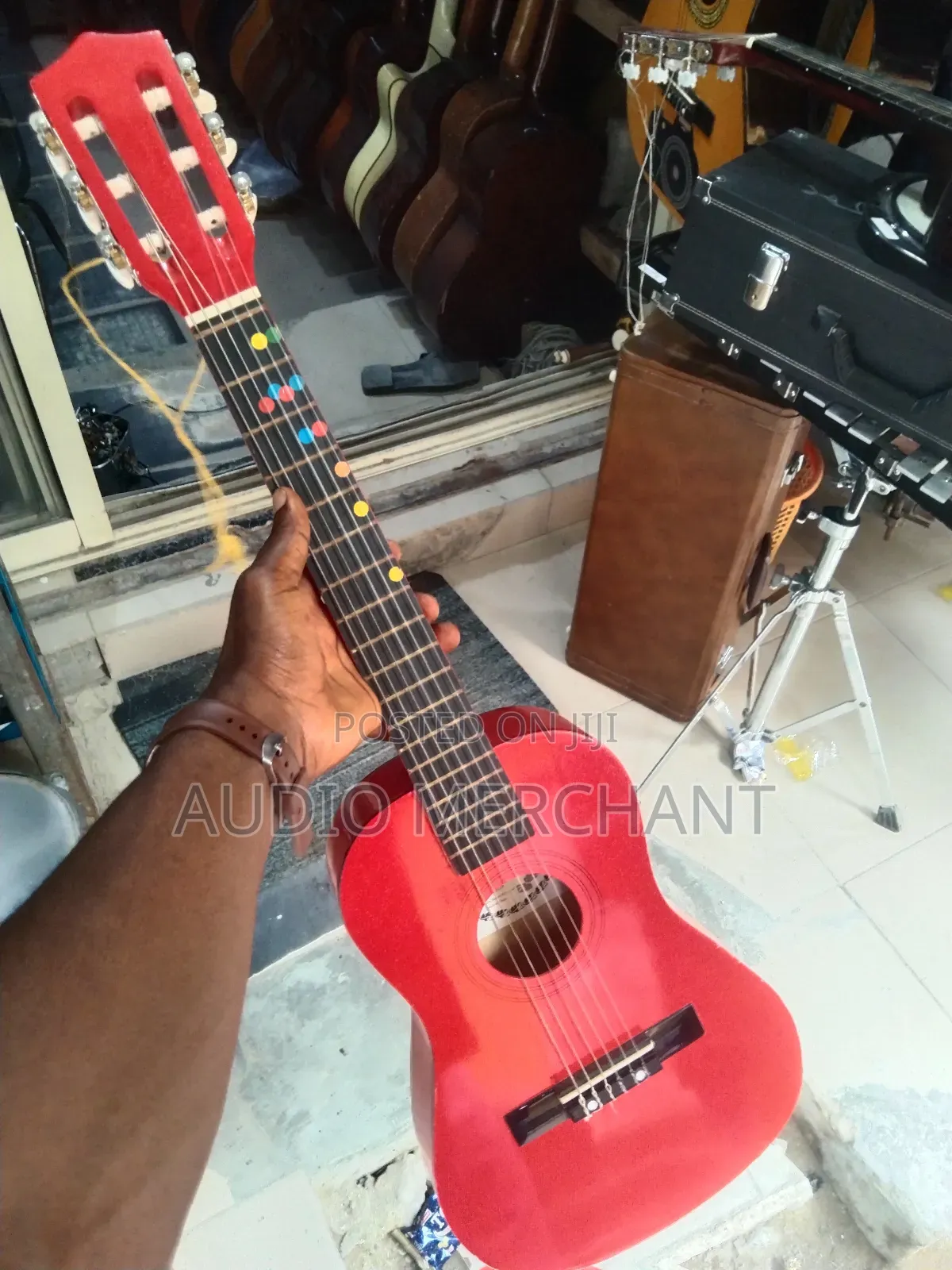 Yamaha Kids Guitar in Brown and Red Colour
