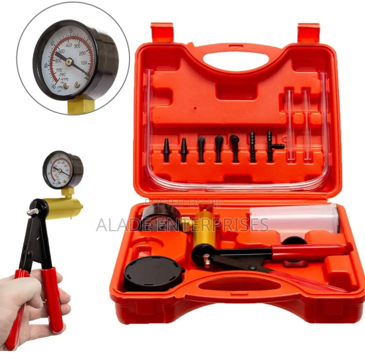 Hand Held Vacuum Pump Tester Set Vacuum Gauge