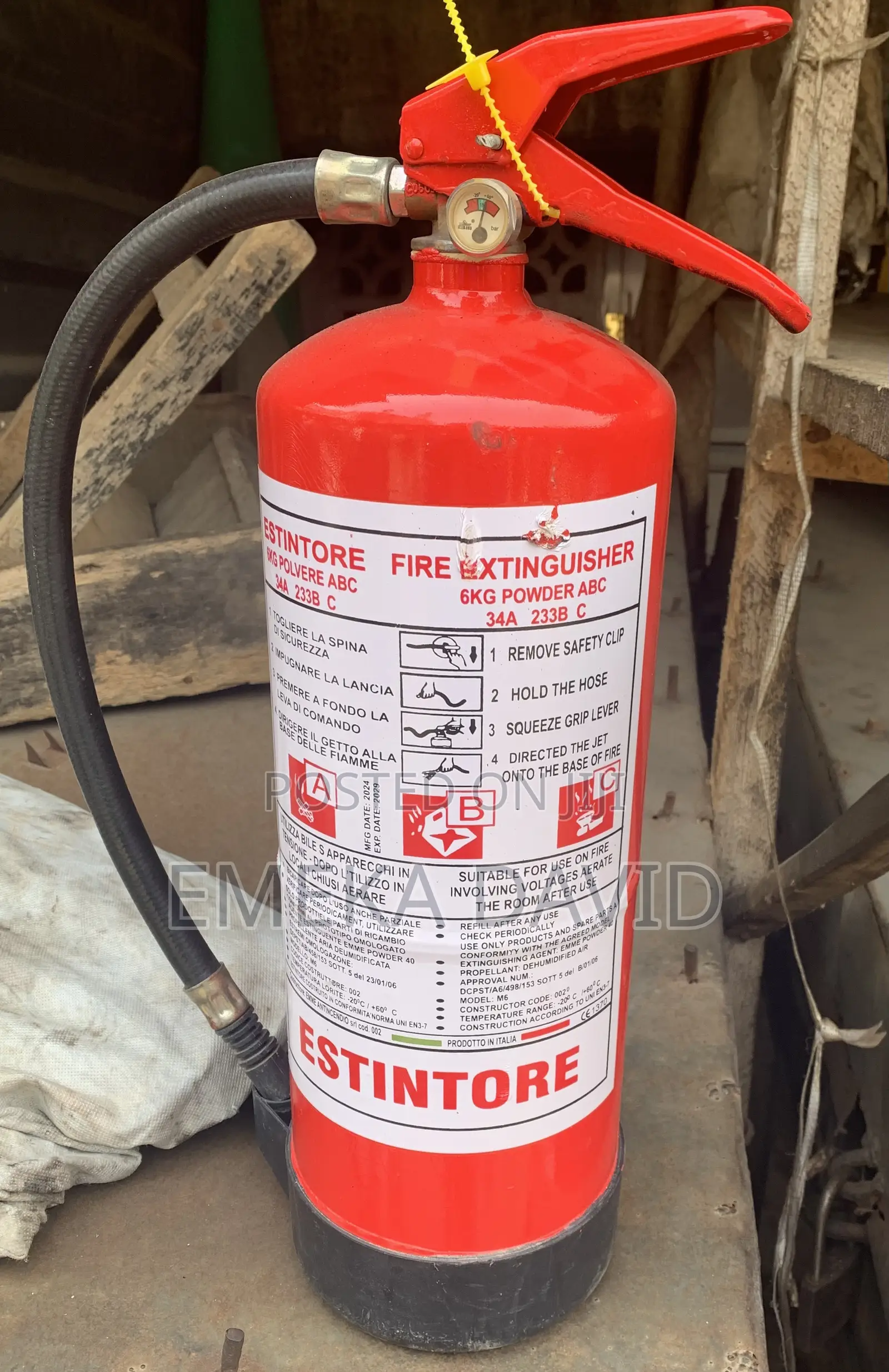 6kg Fire Extinguisher