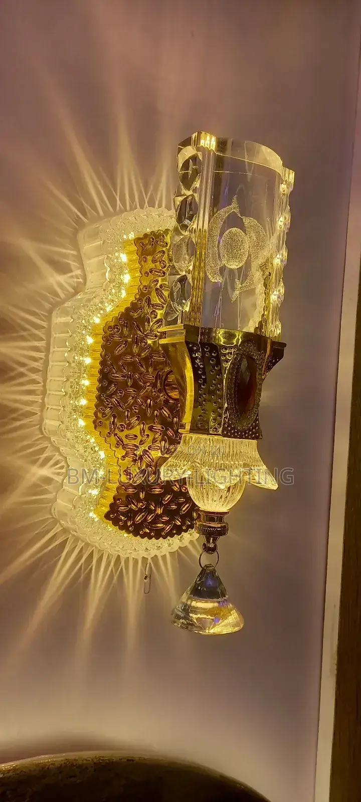 Simple Designed Crystal Wall Light in Lagos Abj
