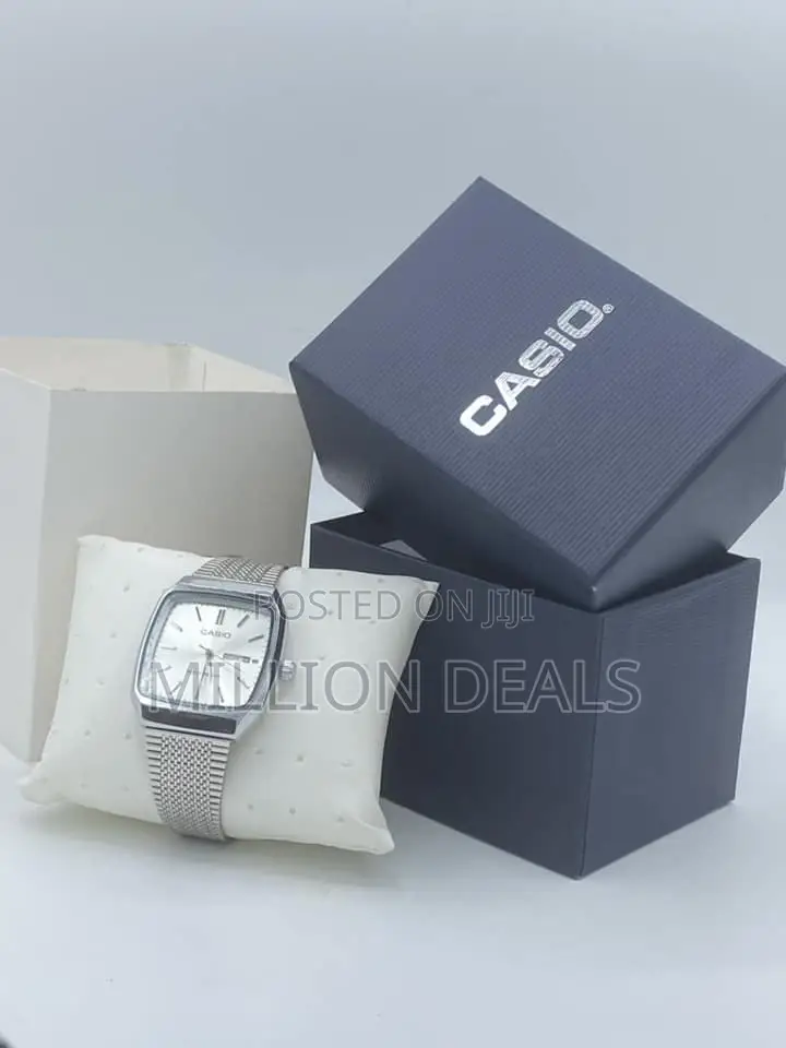 Silver Meshed Luxe Men's Bracelet Strap Wrist Watch