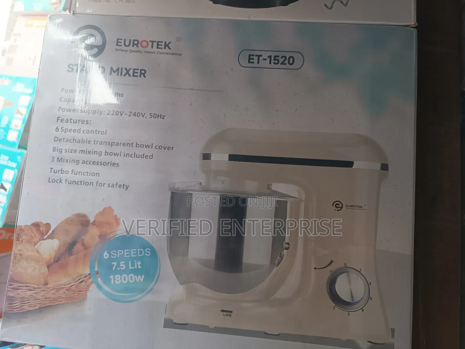 Eurotek Stand Mixer - 7.5L