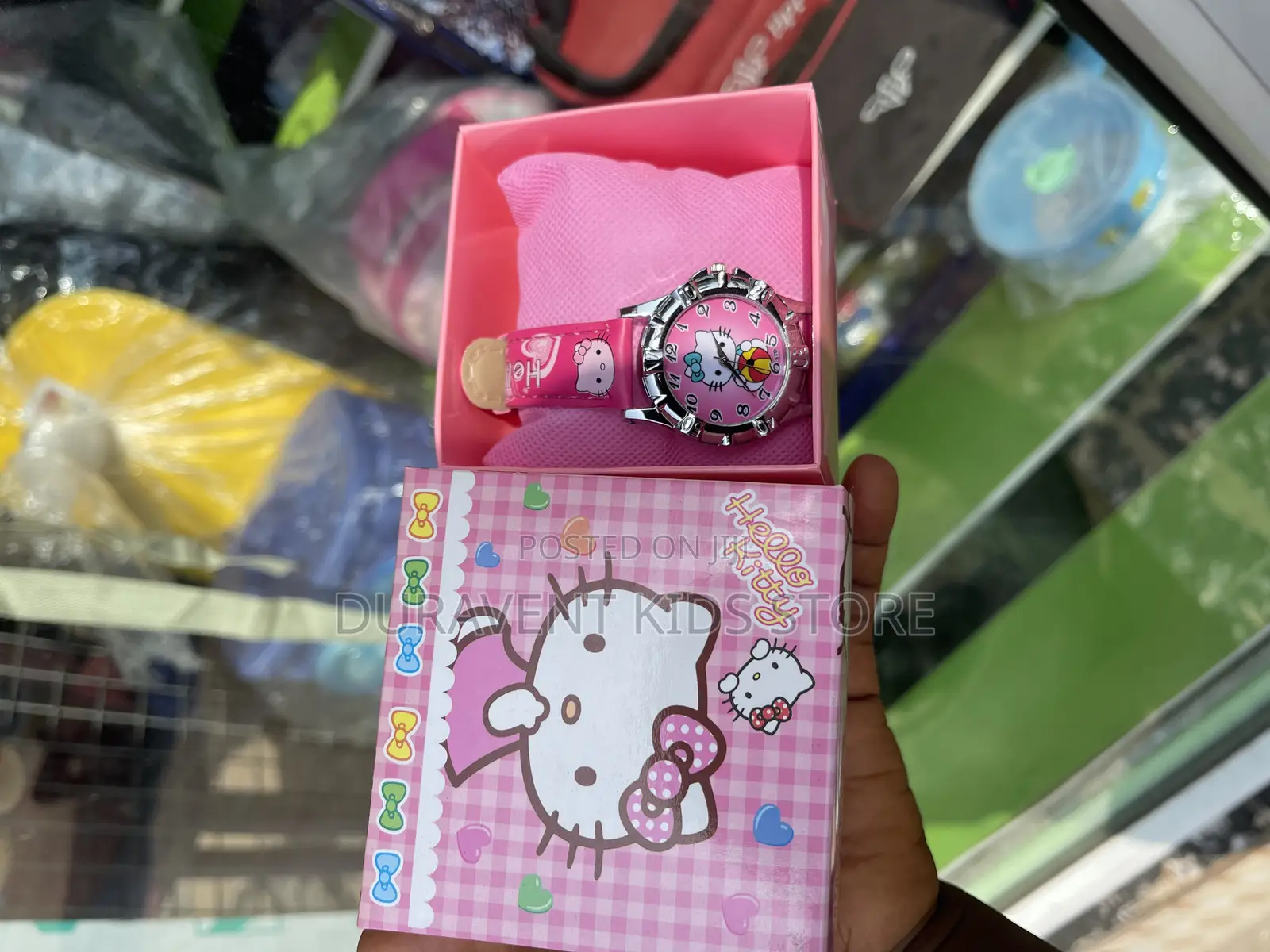 Kids Boxed Leather Character Wristwatch
