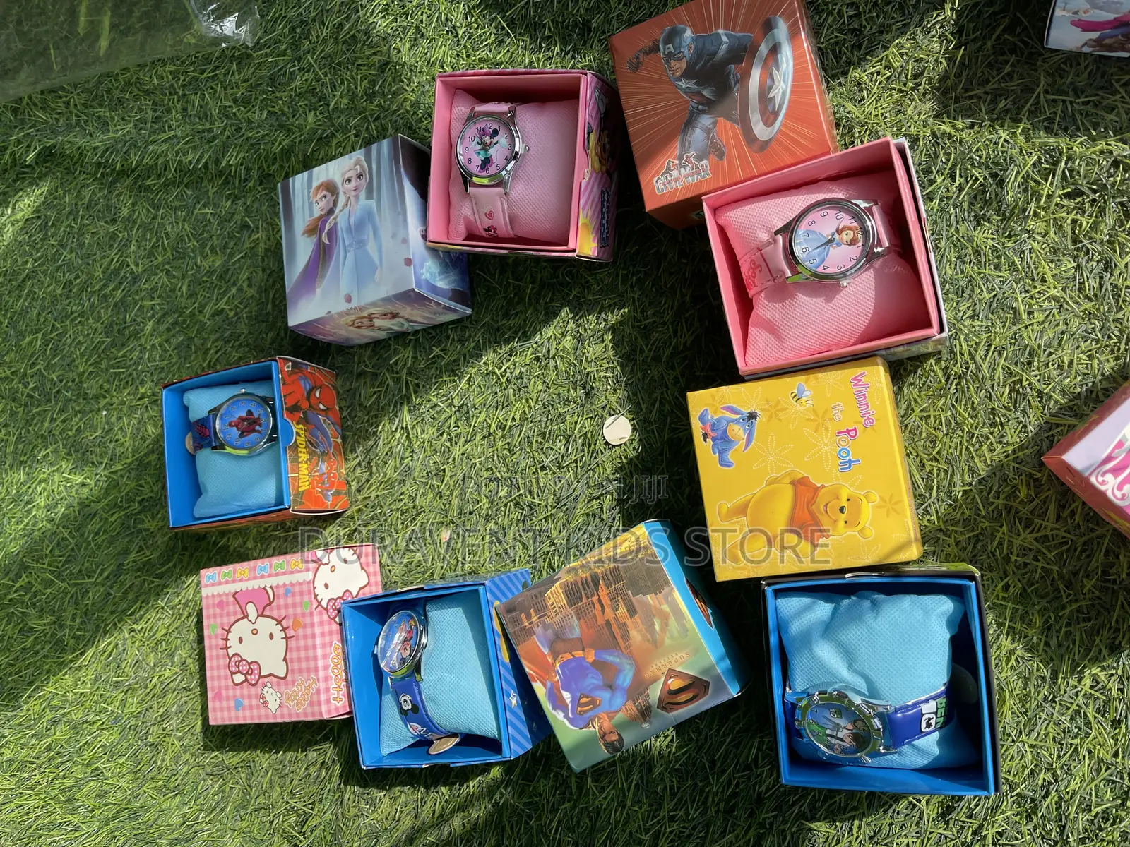 Kids Boxed Leather Character Wristwatch