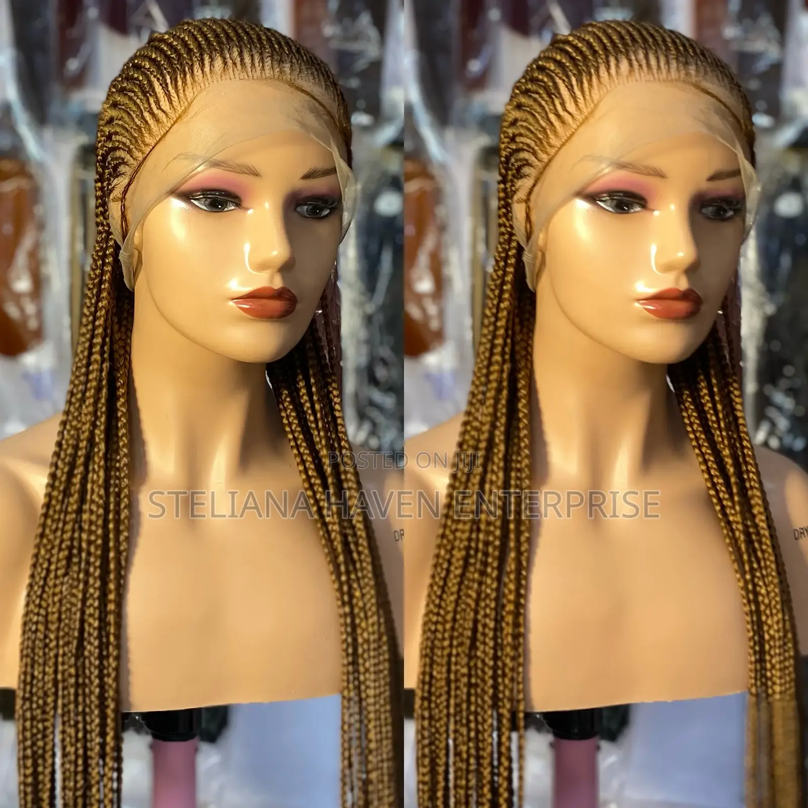 Color 30 All Back Glueless Wig