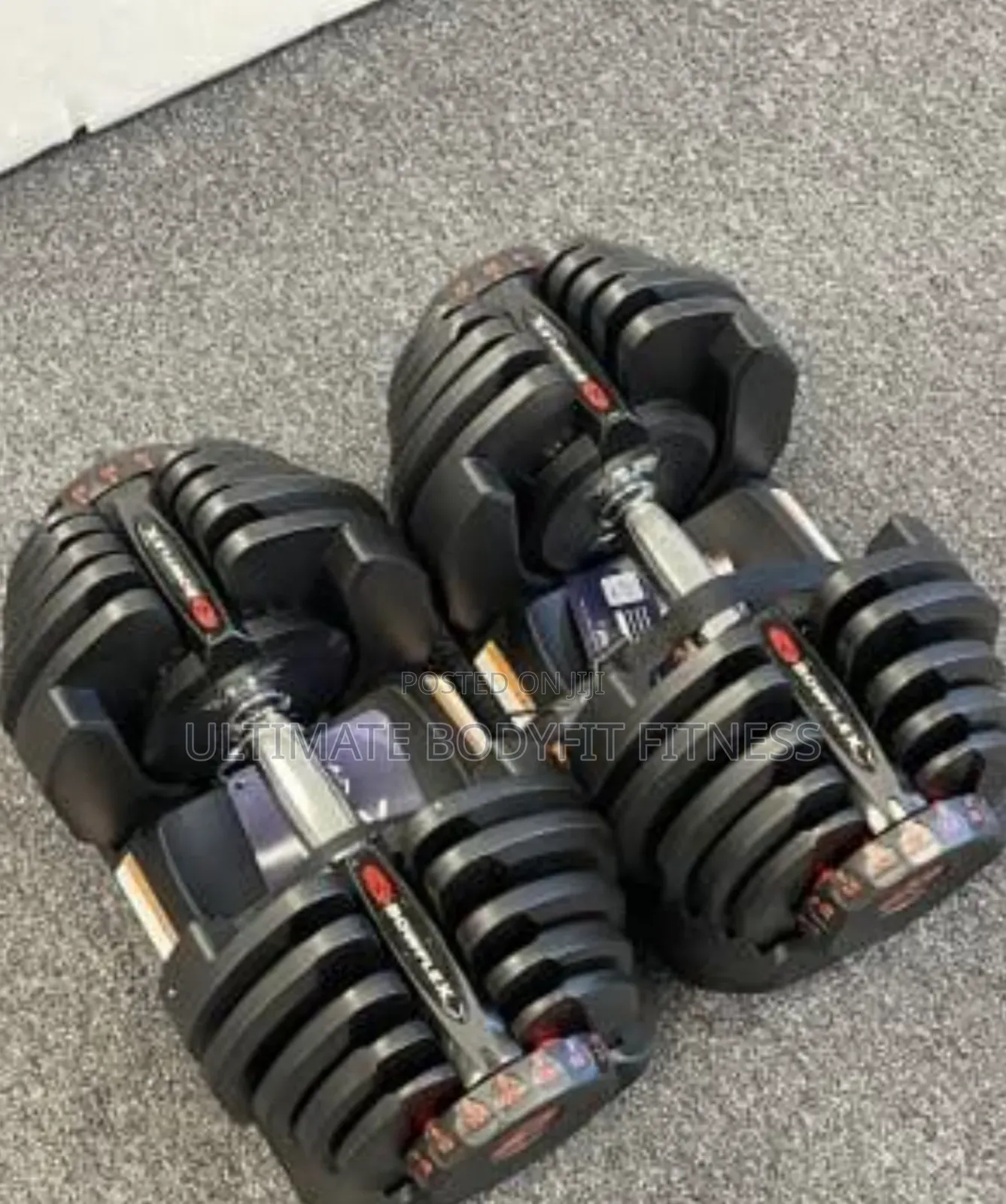 Brand New Selecttech Pair 40kg 552 Adjustable Dumbbells