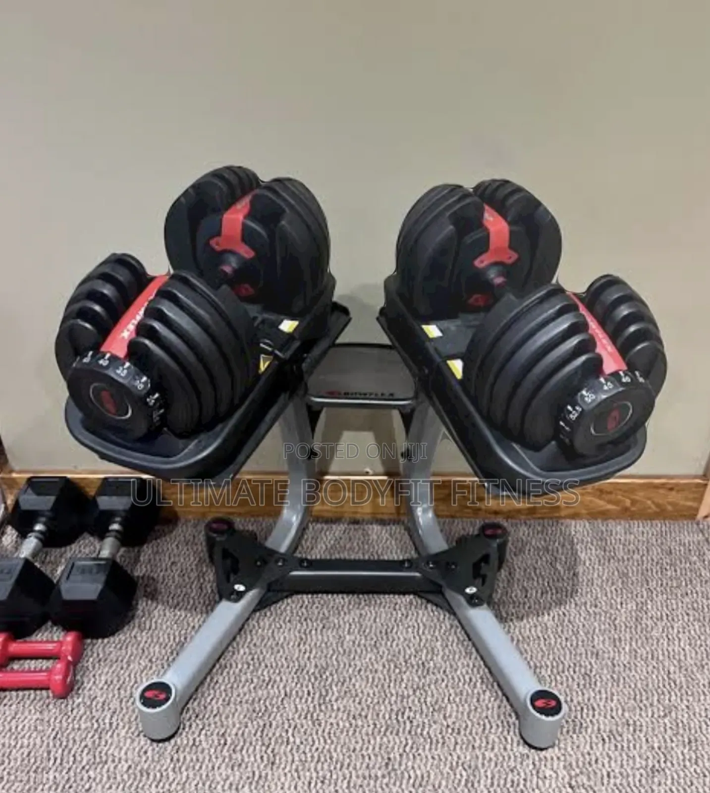 Brand New Selecttech Pair 40kg 552 Adjustable Dumbbells