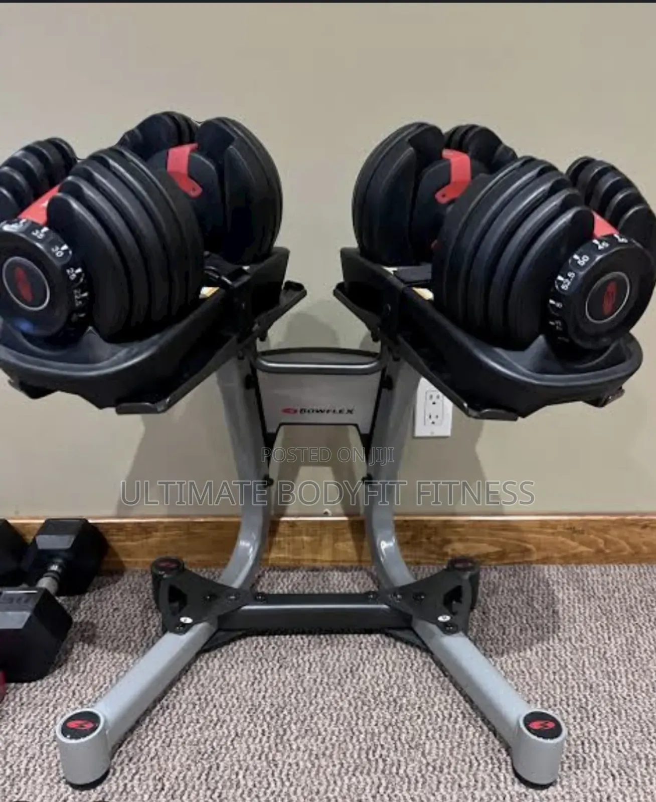 Brand New Selecttech Pair 40kg 552 Adjustable Dumbbells