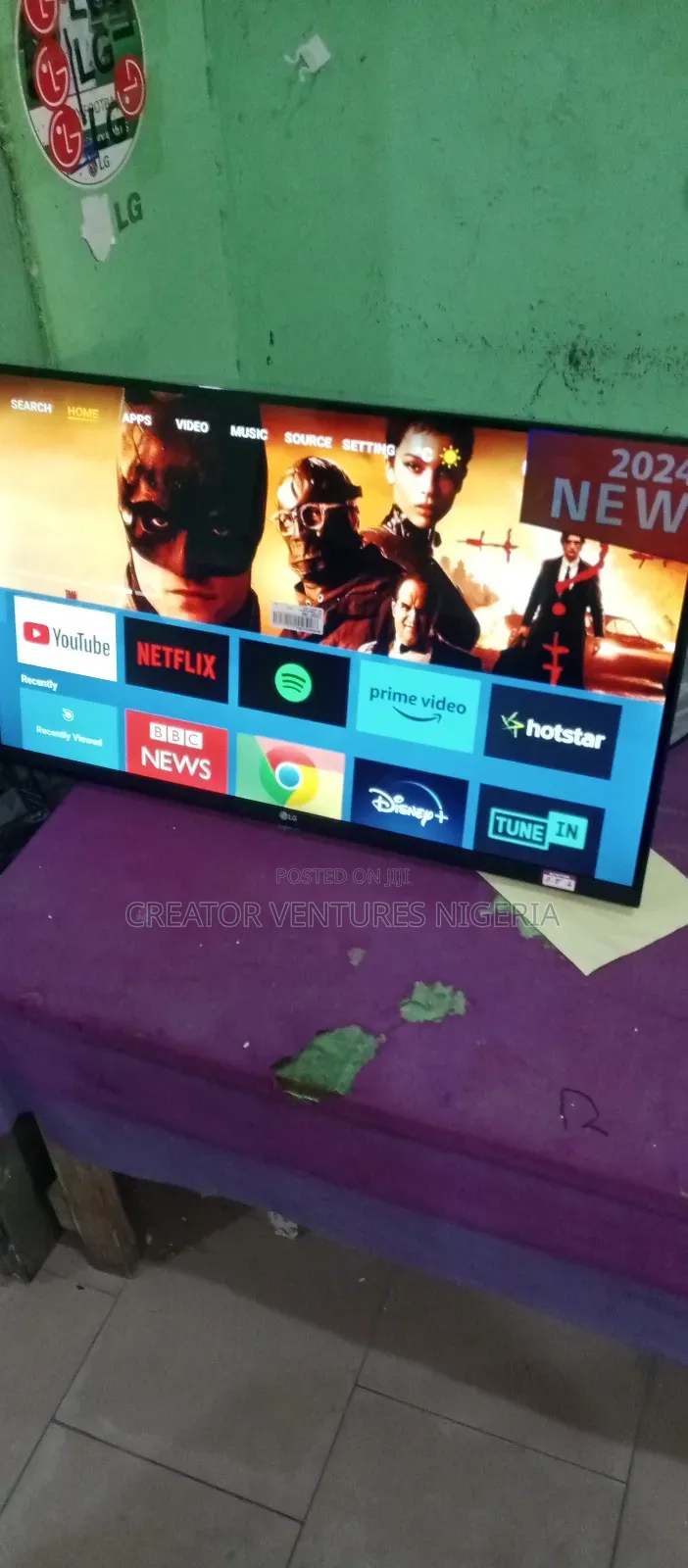 LG 32" Smart Android Tv,Netflix,Bluetoth,Playstore,Youtube
