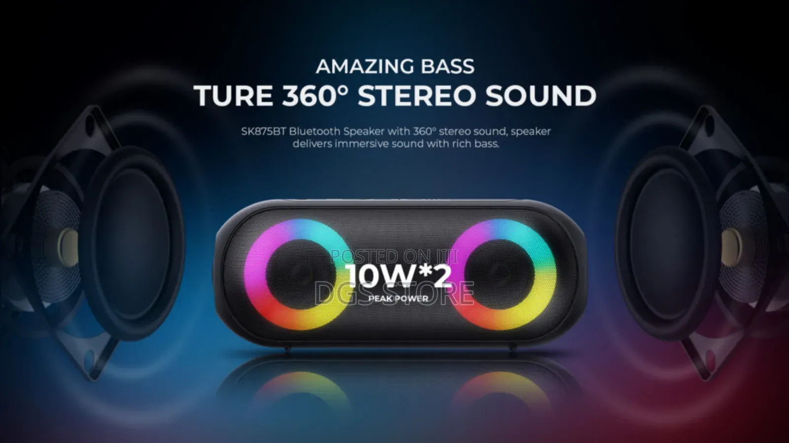 Havit Sk875bt Bluetooth Speaker RGB