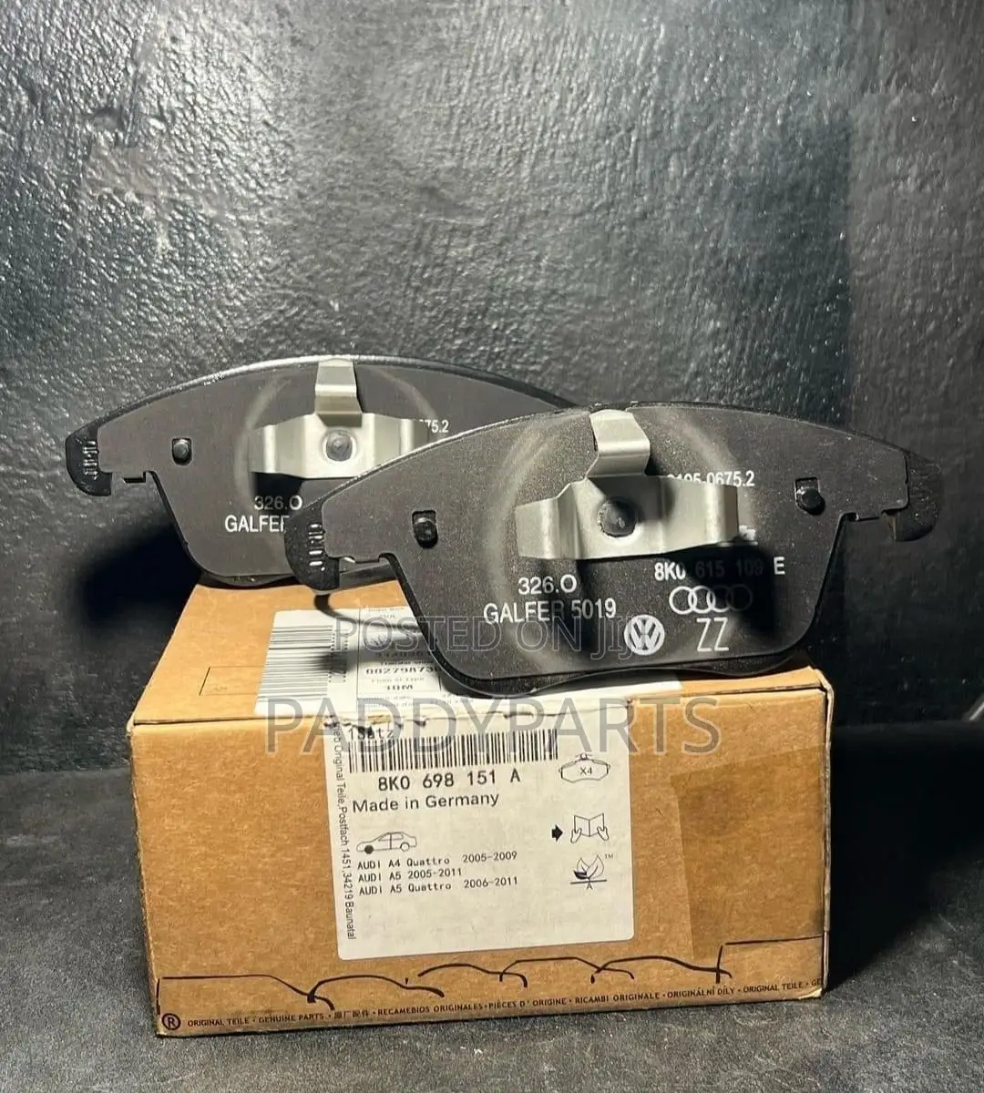 Audi A4 Brake Pad 2009-2016
