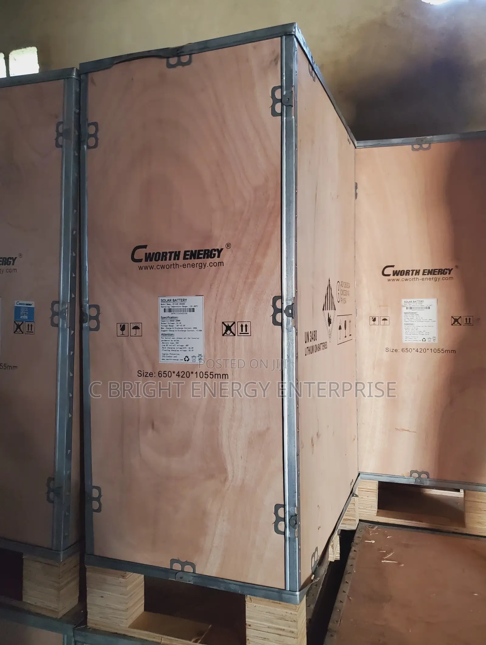 15kwh 51.2v Cworth Solar Lithium Battery