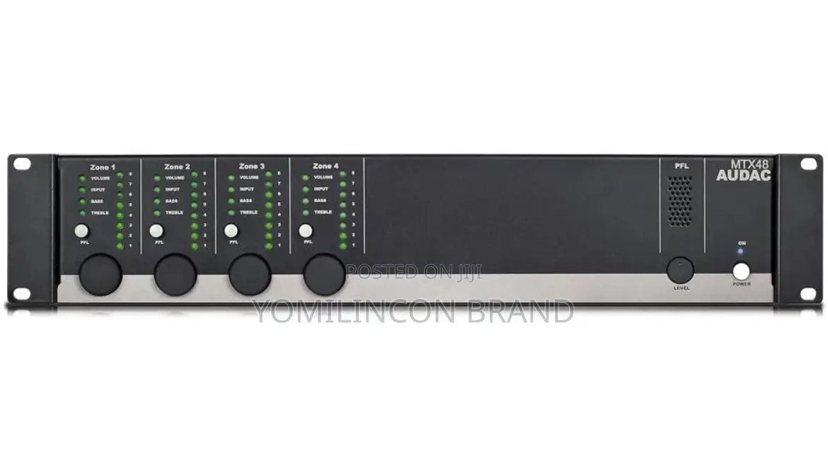 Audac MTX48 Home Wireless Audio Amplifier 80db -85db 20-2000
