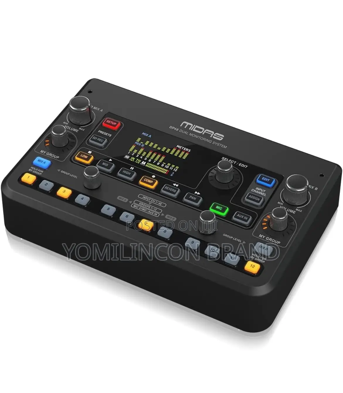 Midas Dp48 Dual 48 Channel Personal Monitor Mixer With Sd C.