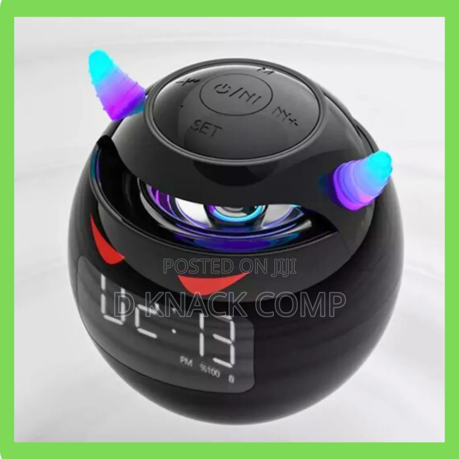 G9 Bluetooth Speaker Clock Alarm Audio Plug-in Card