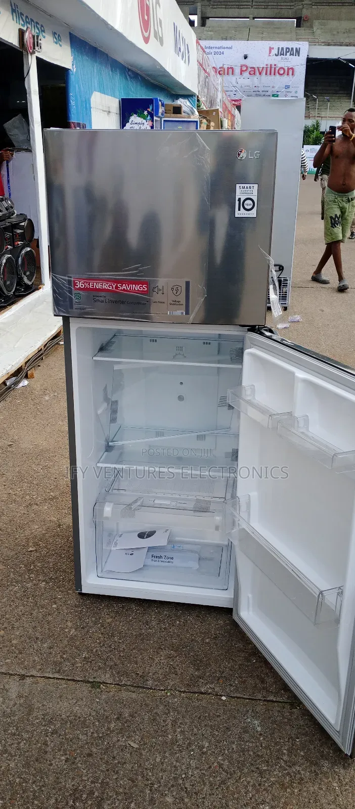 260 Litres Lg Inverter Double Door Refrigerator.