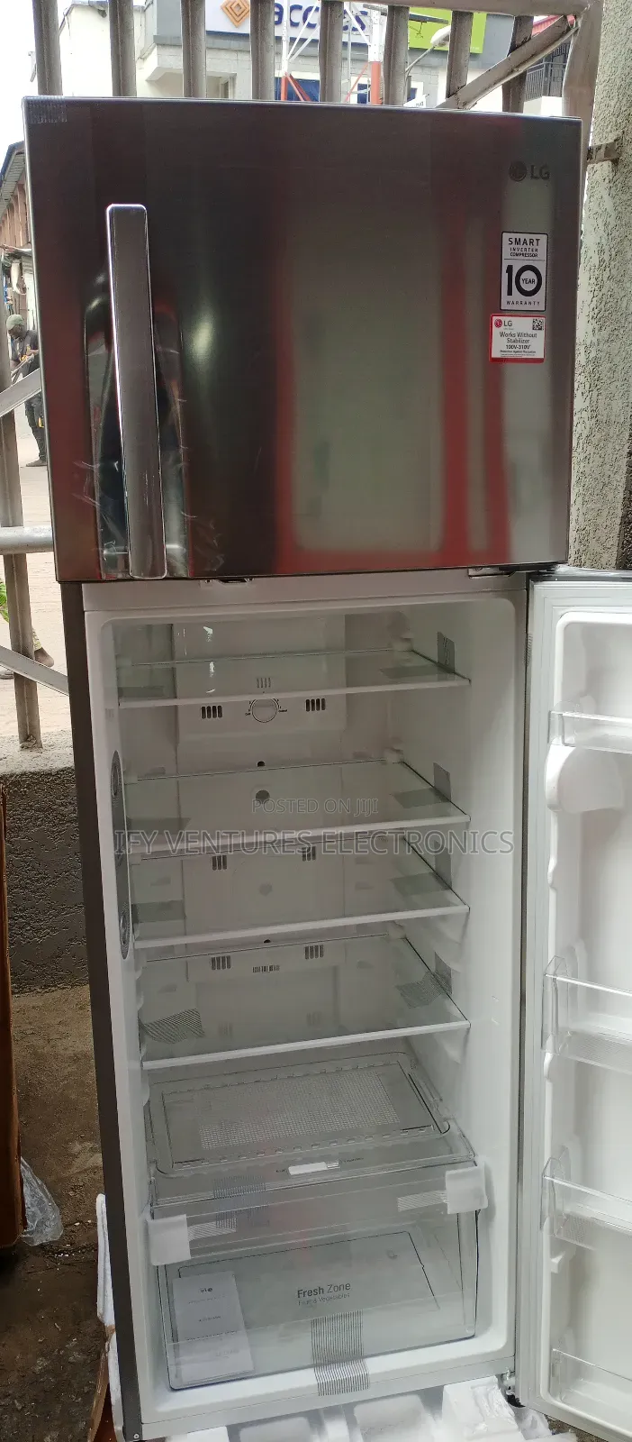 375 Liters Lg Inverter Double Door Refrigerator With Handle