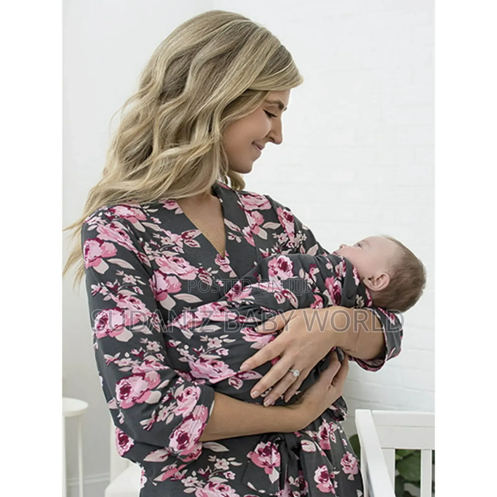 Modern Moments by Gerber Matching Robe Swaddle Blanket Set