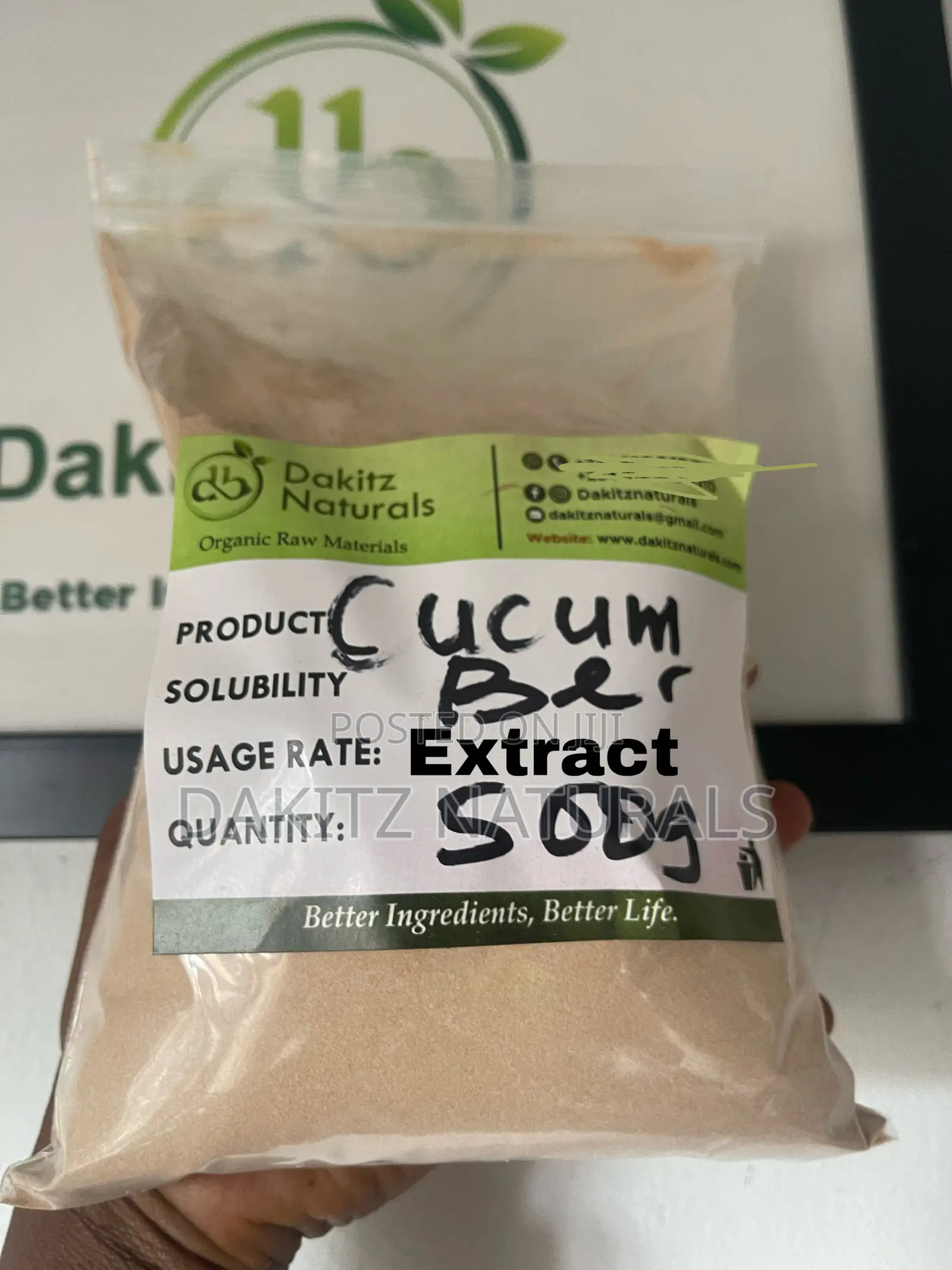 Cucumber Extract Powder 500g