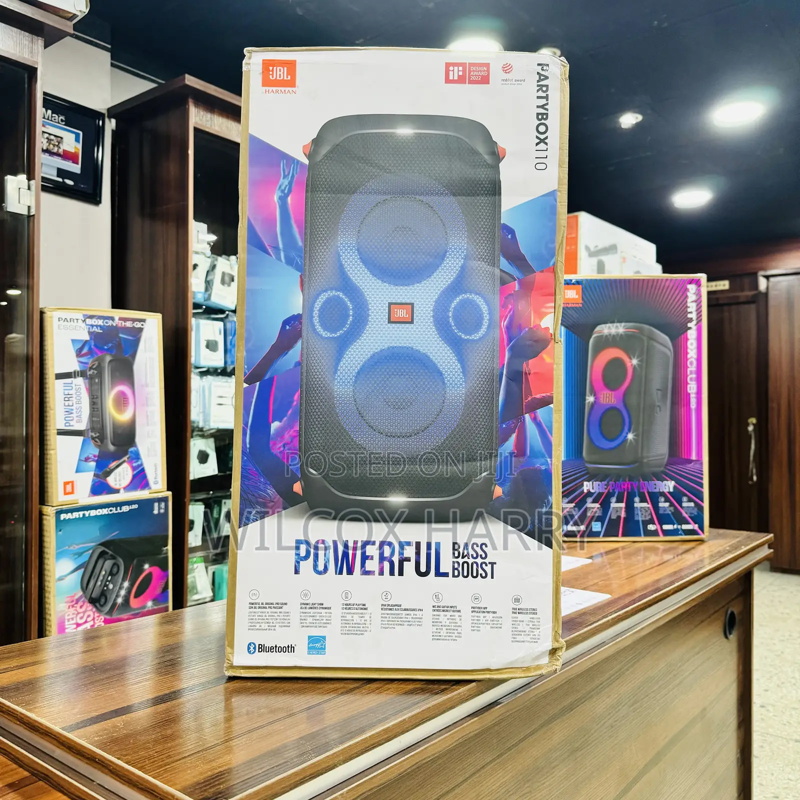 JBL Party Box 110 Wireless Battery Powered Bluetooth Speaker