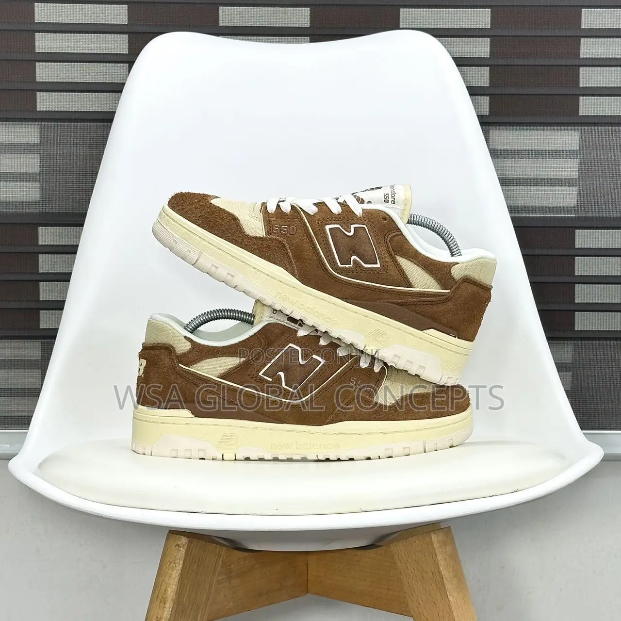 Aime Leon Dion New Balance 550 Wheat Suede