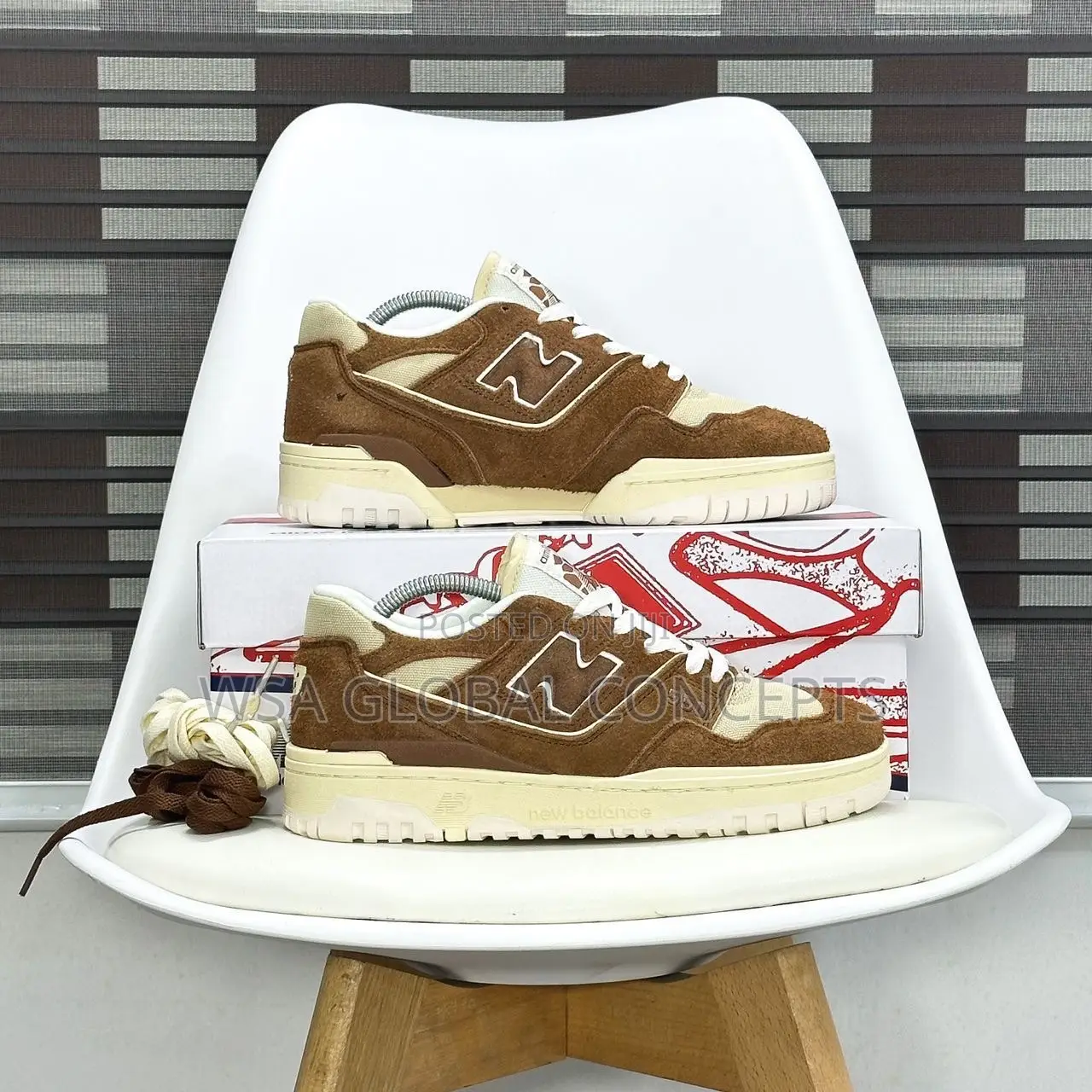 Aime Leon Dion New Balance 550 Wheat Suede