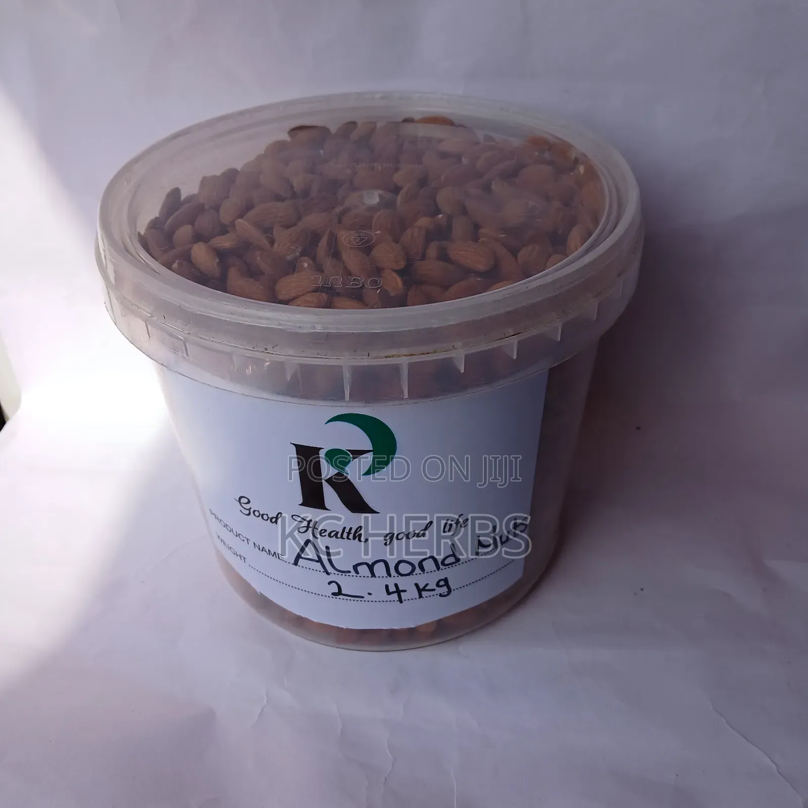 Custard Bucket of Almond Nuts 2.4kg